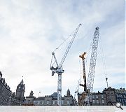 A large chunk of Edinburgh city centre is seeing its first daylight since the 1970s