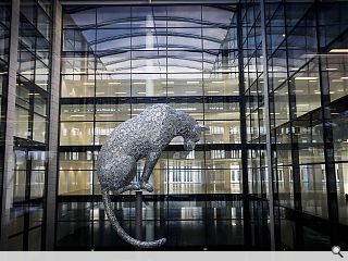 Leopard sculpture given top spot at Marischal Square 