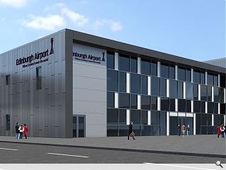 Topping out ceremony held at Edinburgh Airport extension