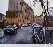 The six storey scheme rises above the tenement line