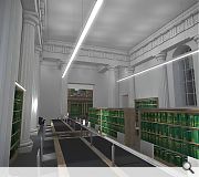 The former Senate Room will be converted to library use