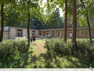 Harmeny achieve consent for forest glade learning hub 