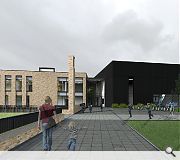 The school will take the form of two distinct wings 