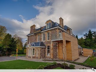 Crieff villa and coach house conversion goes on show