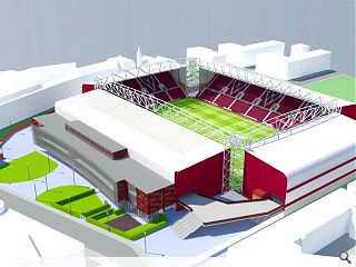 Public consultation gets underway for Hearts grandstand