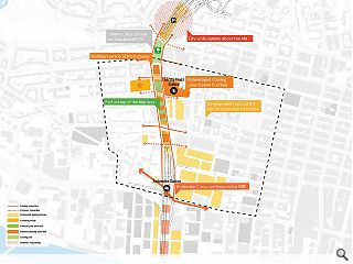 City gates and extended bridges mark M8 urbanisation drive