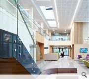 The new centre utilises natural daylight and ventilation to offer a calming environment for patients and staff