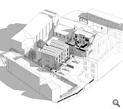 A loading bay for the adjacent Midlothian House will require to be relocated