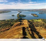 Visitors are drawn to spectacular views of Loch Lomond