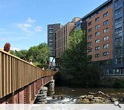 The scheme plugs into the Kelvin Walkway master plan