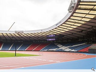 Hampden Park athletics arena showcased