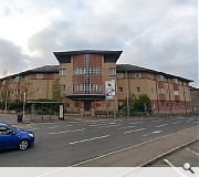 This redundant office block will make way for the new homes