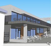 A variety of eateries, including an ice cream parlour, will be housed in the build