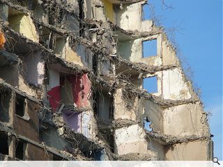 Ibrox tower block exposed as regeneration plan progresses