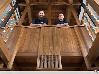 Colourful Mackintosh library prototype section created