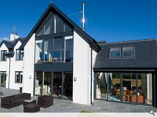 Scotframe showcase glassy Aberdeenshire home