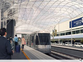 Glasgow Airport tram link on track for 2025