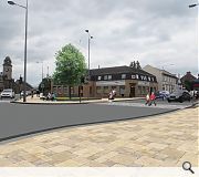 Enlarged pavements and simplified crossings will broaden access