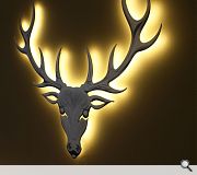 A stags head is a recurring item of branding which runs throughout the centre