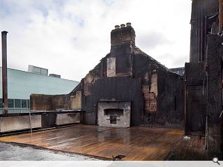 Art School blaze traced to basement degree project  