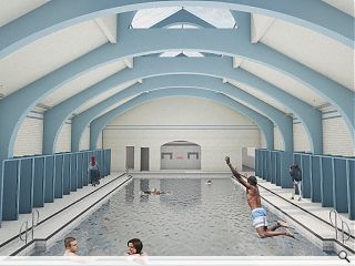 Govanhill Bath’s refurbishment plan goes on show