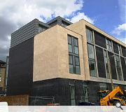 The six storey block has been designed to be in scale with surrounding tenements