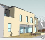 The joint residential build will deliver three ground floor shop units