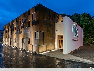 Edinburgh youth club unveils corten base