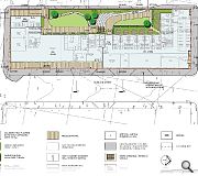 A raised landscape deck will provide amenity space for residents