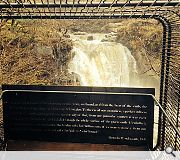 A poem penned by Dorothy Wordsworth, sister of William Wordsworth, is etched onto the Falls of Falloch viewing platform