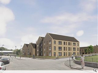 Anderson Bell + Christie pen 22 infill homes for Carnwadric  