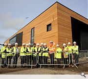 Timber cladding was initially proposed to be stained black