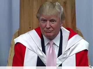 Trump honour divides opinion in Aberdeen 