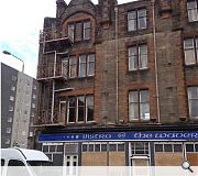 A four storey tenement block also faces demolition