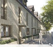 A terrace of mews properties will also be provided