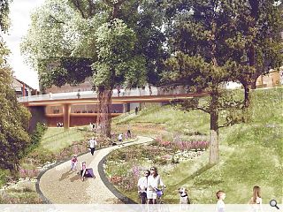 Planning sought for Union Terrace Gardens intervention