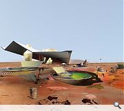 mars Yards looks to a time when humans will live on Mars, and proposes how to bring it to Earth by simulating the environment and atmosphere as well as the terrain