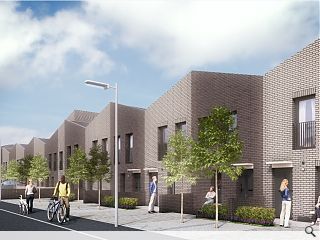 Terraced homes extend Maryhill Locks regeneration 