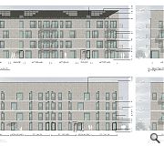 South facing roofs will slope to accommodate photovoltaic arrays and sun pipes