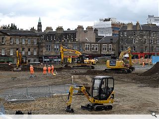 Contractors commence above ground Haymarket works