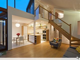 Suburban Edinburgh home doubles up with geometric glass extension