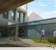 Two landscaped courtyards will be built to maximise daylight to the properties