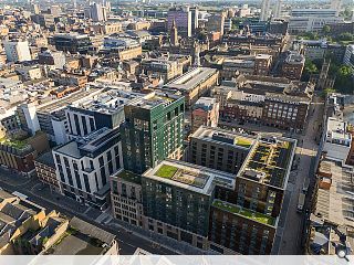 Terracotta and terraces help to green Candleriggs Square 