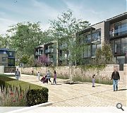 Green spaces will feature prominently in the new development