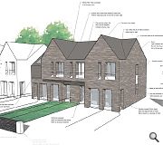 The scheme will accommodate 27 houses and 4 apartments in addition to a children's home