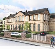 Additional homes will be housed within an adjoining extension, faced in matching blonde sandstone