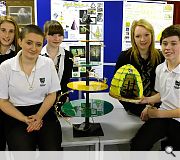 Auchinleck Academy proudly display their work, which will go head-to-head with eight other finalists 