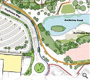 Public realm enhancements will improve interplay with neighbouring wetlands