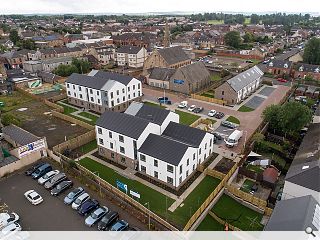 Wishaw town centre renewal brings 30 homes