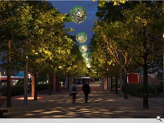 Speirs + Major unveil Olympic Park lighting